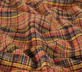 Pink yellow tweed multicolor l