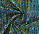 Green tweed multicolor