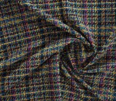 Tweed multicolor azul amarillo