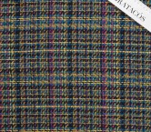 Tweed multicolor azul amarillo