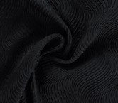 Black jacquard relief geomÉtri