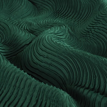 Green jacquard relief geomÉtri