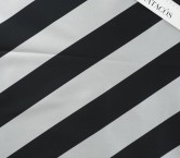 Grey black mikado stripes