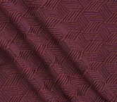 Jacquard cloquÉ geomÉtrico violeta