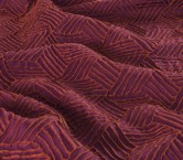 Jacquard cloquÉ geomÉtrico violeta