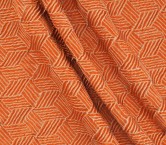 Jacquard cloquÉ geomÉtrico marron