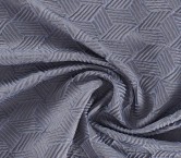 Jacquard cloquÉ geomÉtrico azul