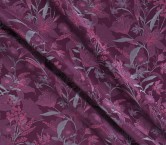 Jacquard floral violeta