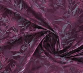 Jacquard floral violeta