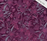 Jacquard floral violeta