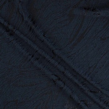 Jacquard lame azul