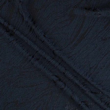 Blue jacquard lame