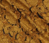 Mustard jacquard floral fil co