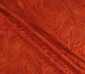 Jacquard ondas lame naranja