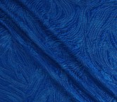 Jacquard ondas lame azul