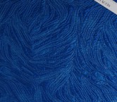 Jacquard ondas lame azul