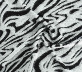 White black jacquard animal sk