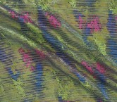 Jacquard organza lamÉ.  fuxia azul