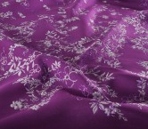 Violet jacquard floral pano 165 cm