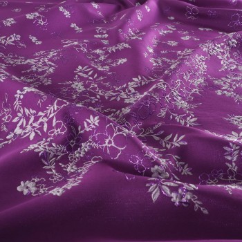 Jacquard floral pan.165 violeta