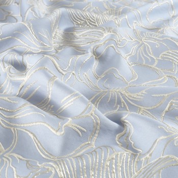 Jacquard relieve lamÉ lavanda