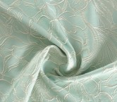 Green jacquard lamÉ relief