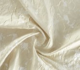 Beige organic jacquard