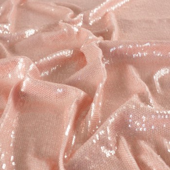 Fluffy sequins rosa