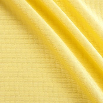 Organza jacquard amarillo