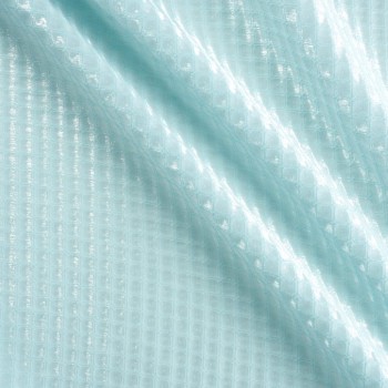 Light blue organza jacquard