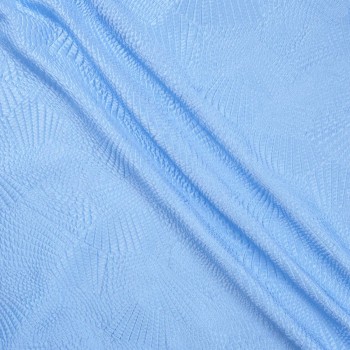 Jacquard geometrÍa orgÁnica azul