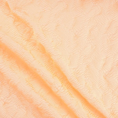 Orange jacquard organza