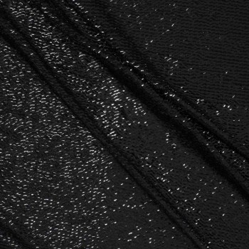 Black oval hologram sequins