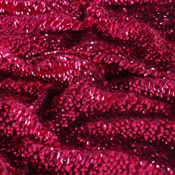 Purple curved sequins