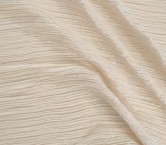 Ivory irregular pleats