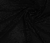 Glass beads in chiffon black