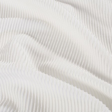 White jacquard with stripes