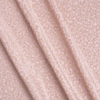 Light pink jacquard with sequins