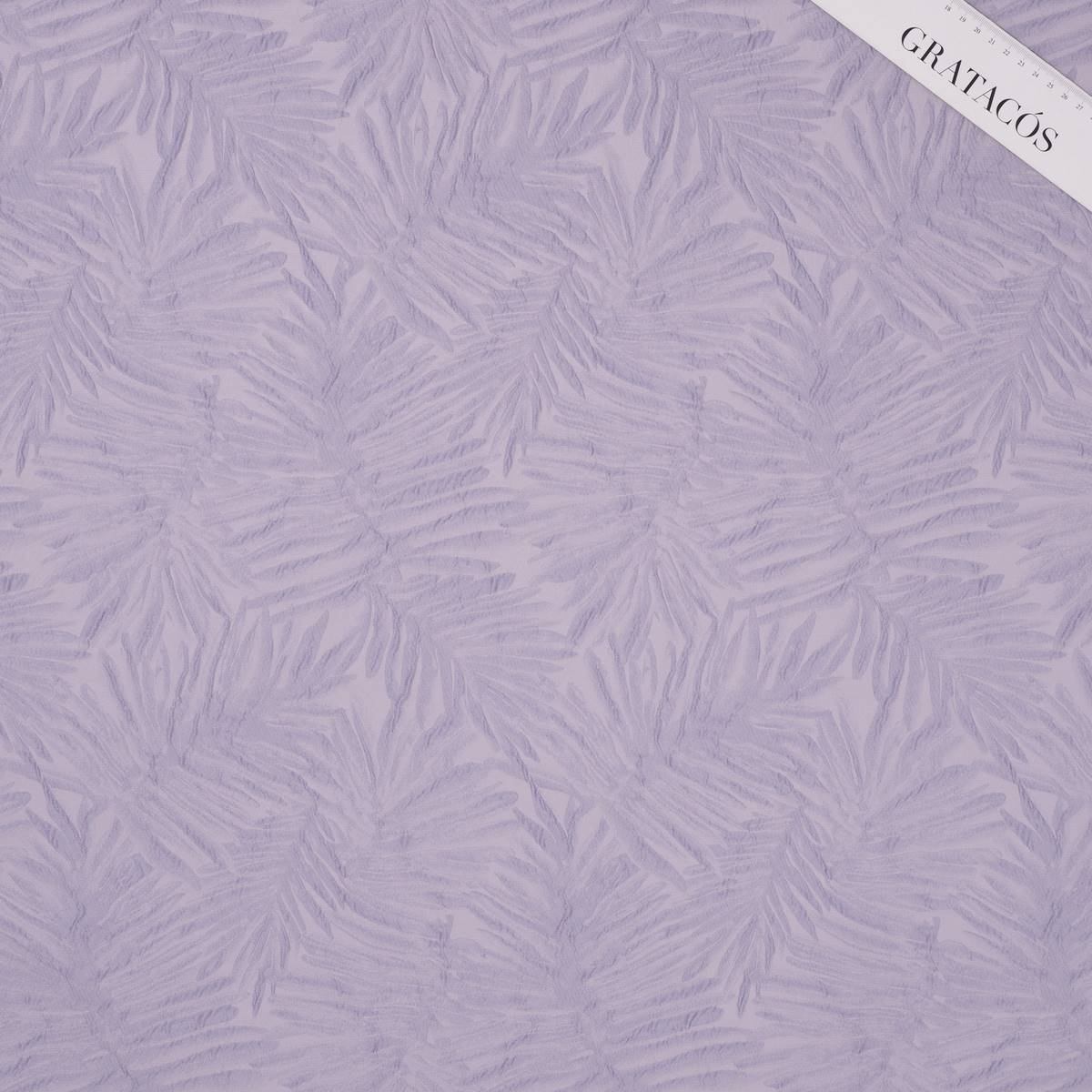 Jacquard hojas lavanda